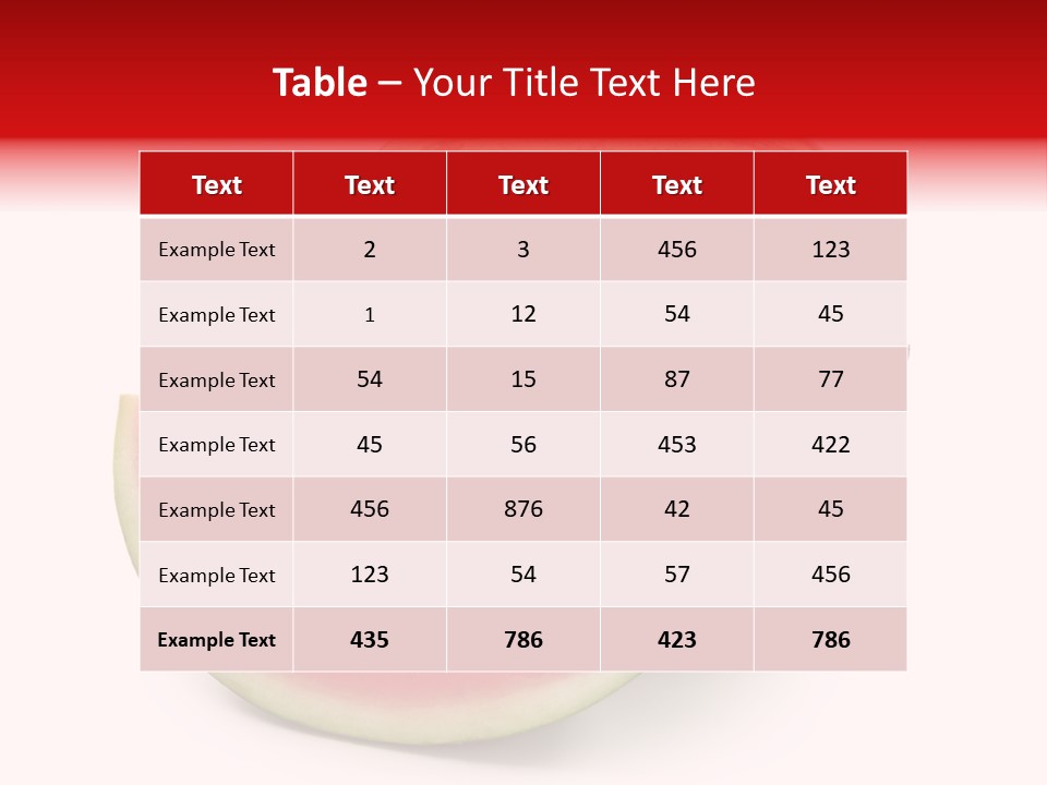 Peel Eating Background PowerPoint Template