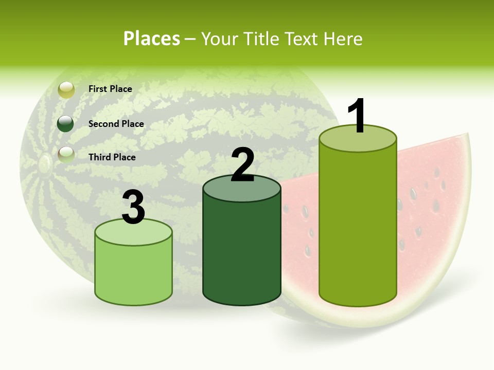 Tasty White Food PowerPoint Template