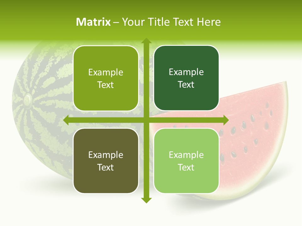 Tasty White Food PowerPoint Template