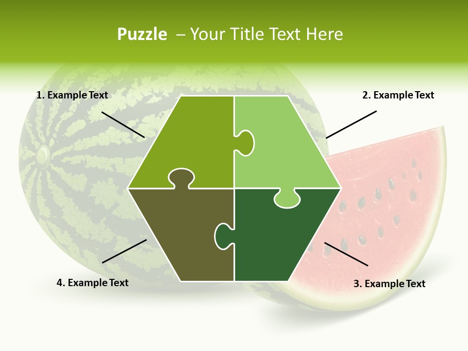 Tasty White Food PowerPoint Template