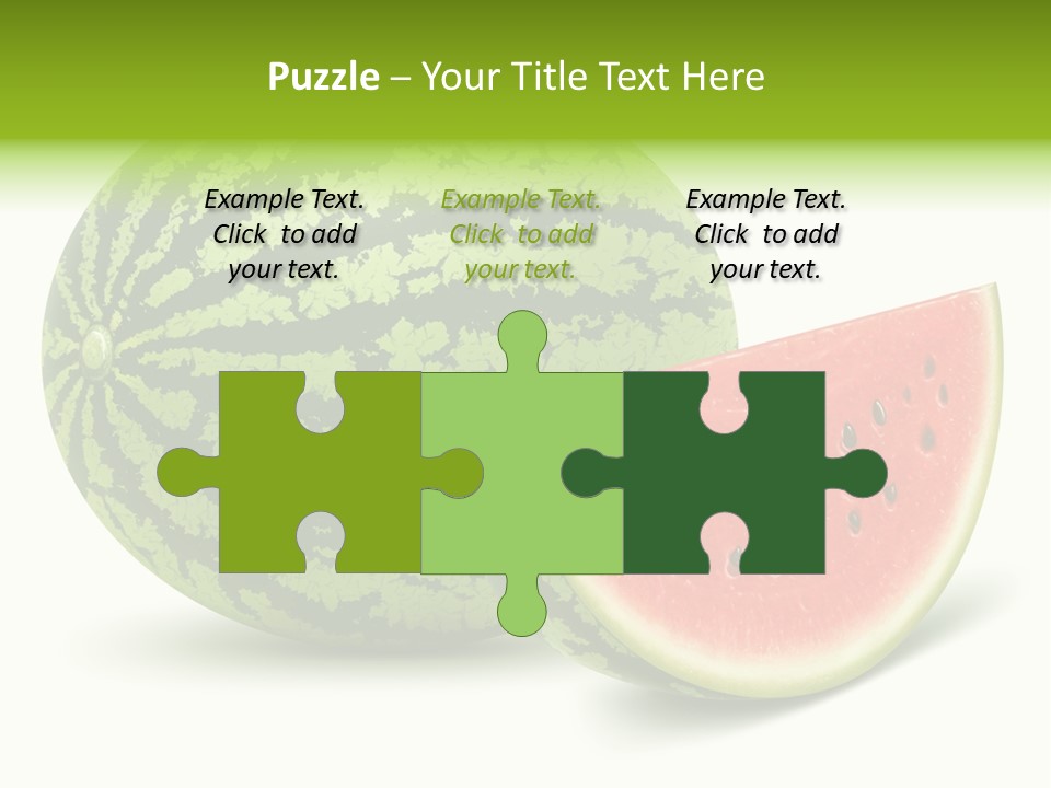 Tasty White Food PowerPoint Template