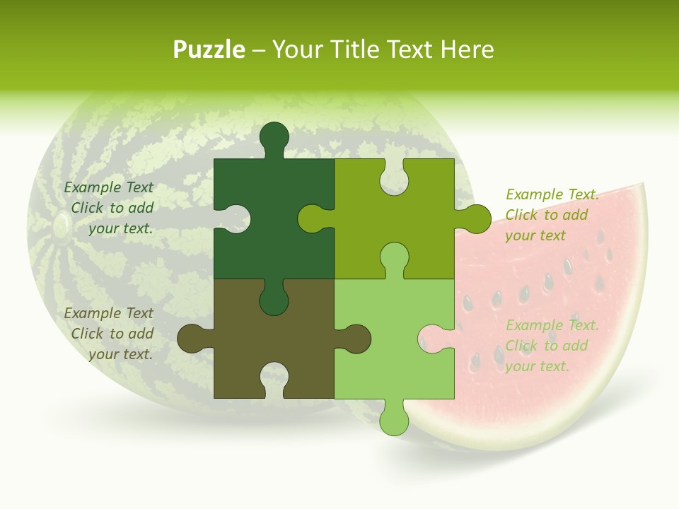 Tasty White Food PowerPoint Template