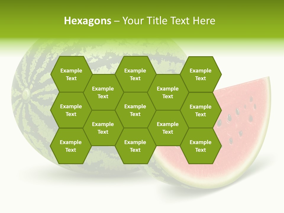 Tasty White Food PowerPoint Template