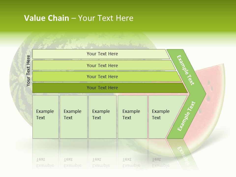 Tasty White Food PowerPoint Template