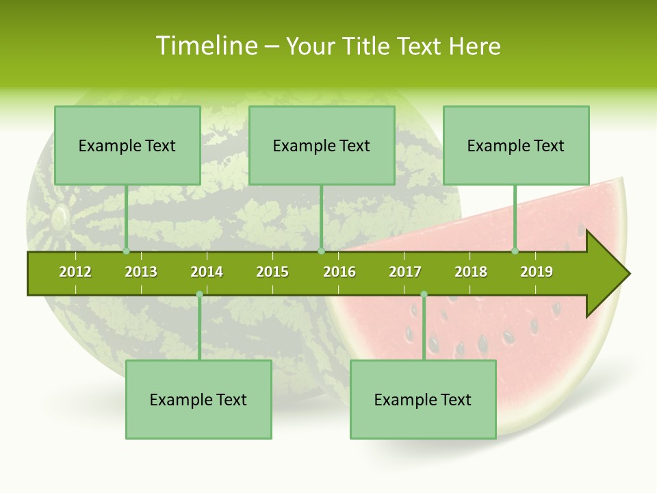 Tasty White Food PowerPoint Template