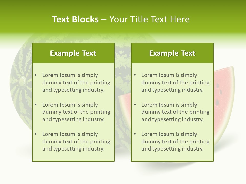 Tasty White Food PowerPoint Template