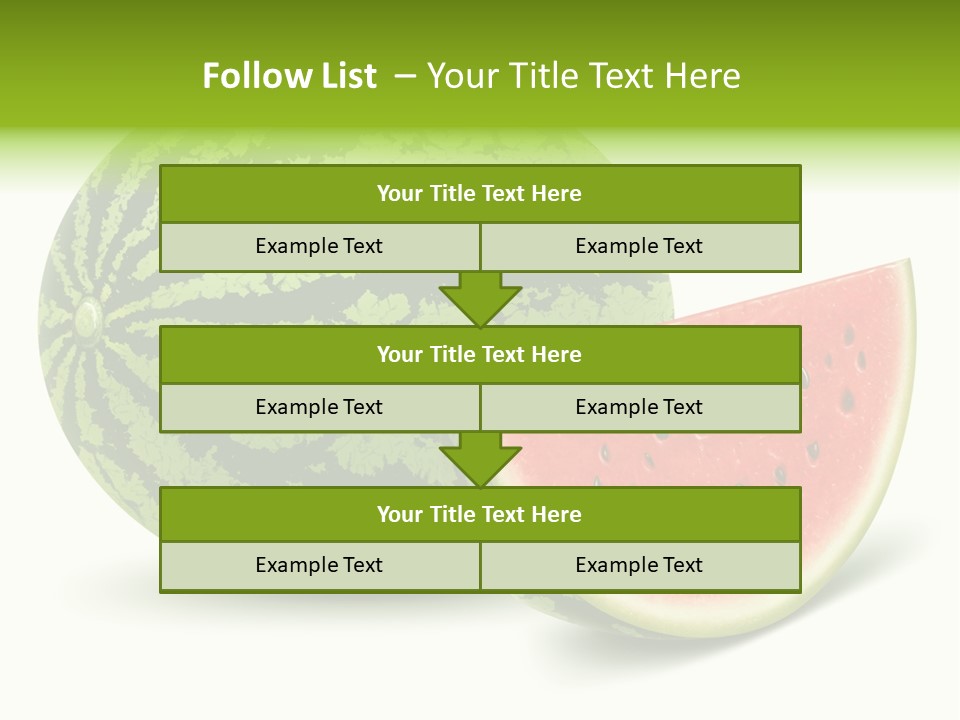 Tasty White Food PowerPoint Template