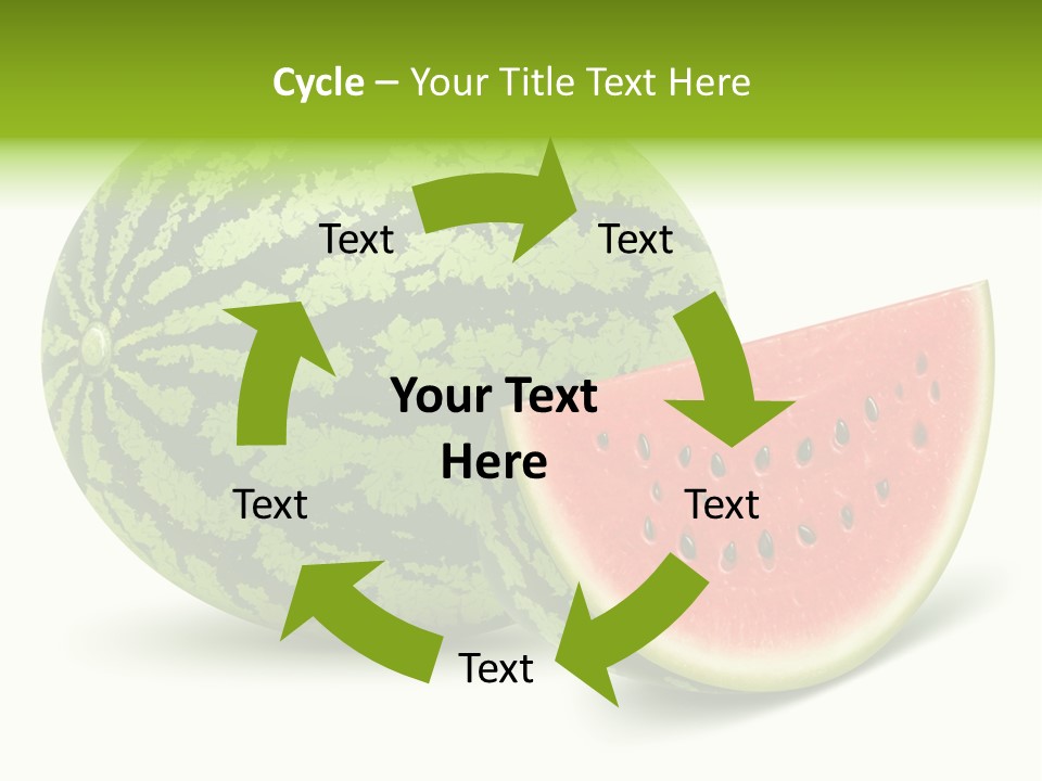 Tasty White Food PowerPoint Template