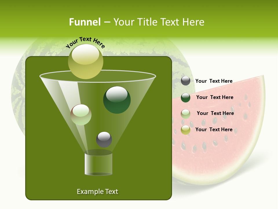 Tasty White Food PowerPoint Template