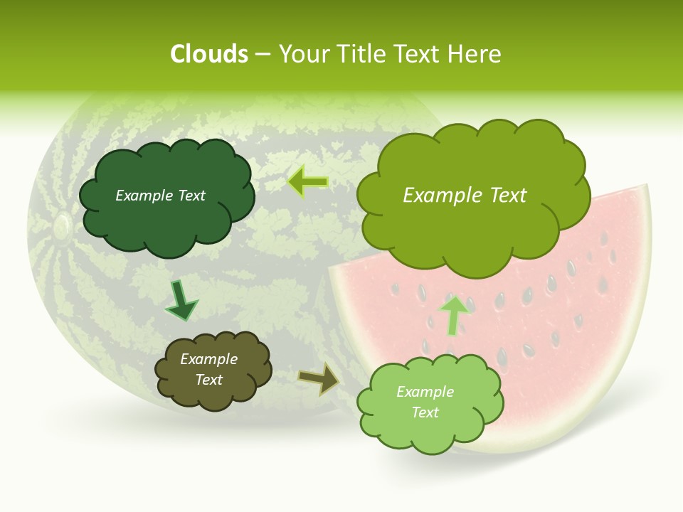 Tasty White Food PowerPoint Template
