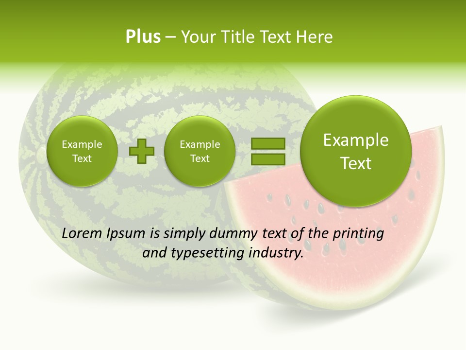 Tasty White Food PowerPoint Template