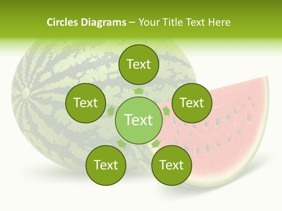 Tasty White Food PowerPoint Template