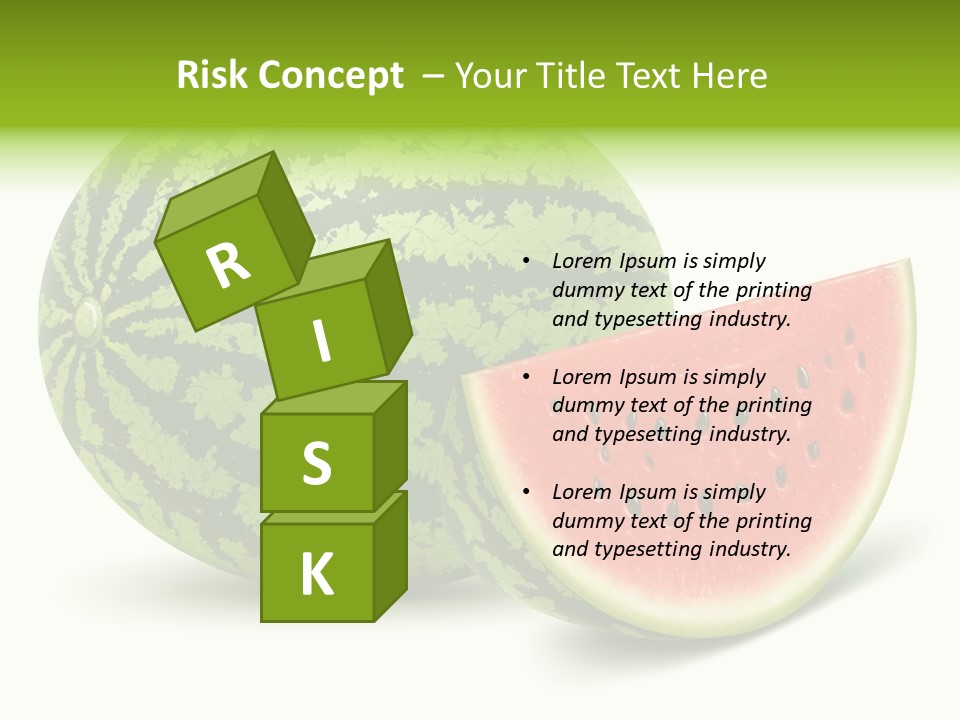 Tasty White Food PowerPoint Template