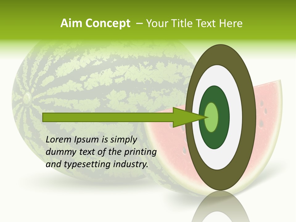 Tasty White Food PowerPoint Template