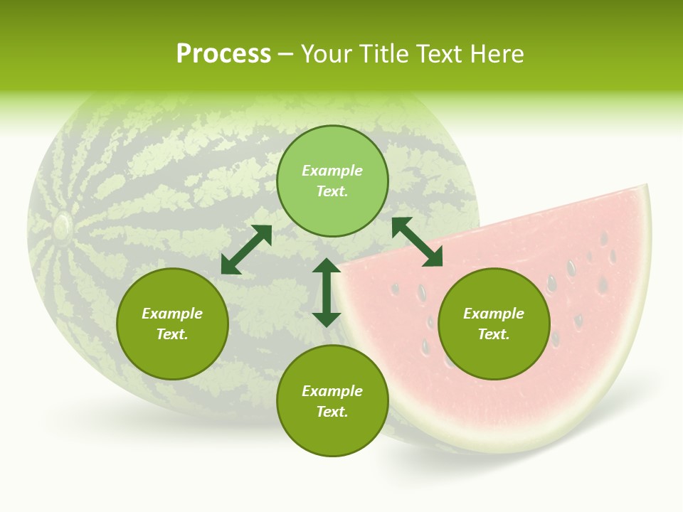 Tasty White Food PowerPoint Template