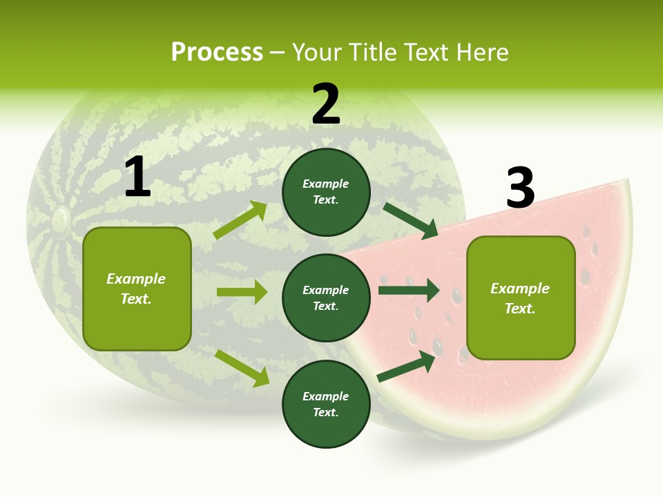 Tasty White Food PowerPoint Template