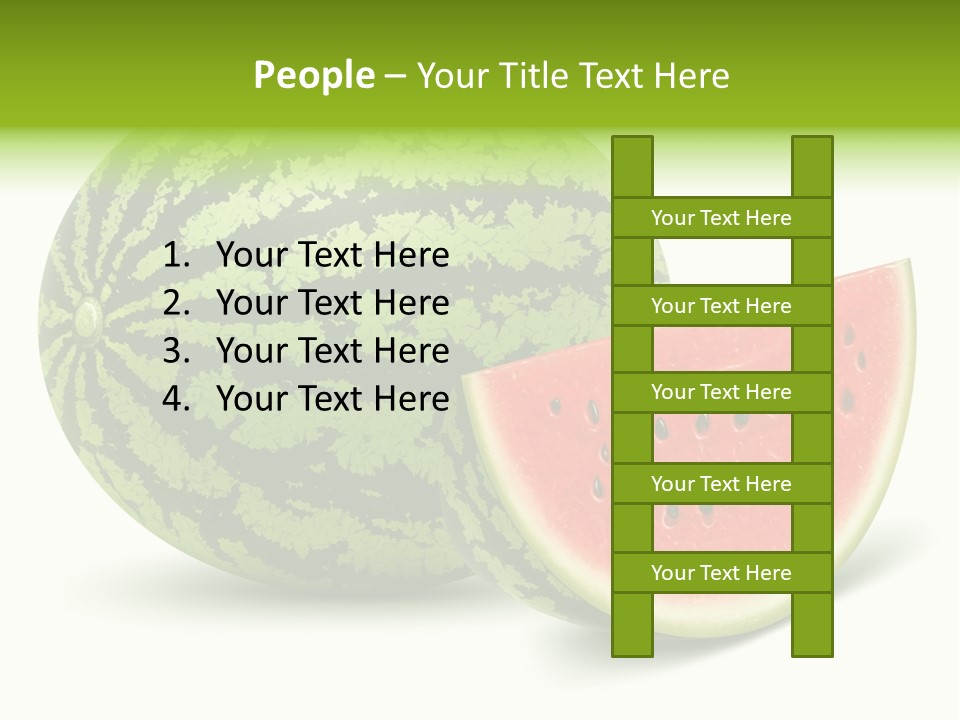 Tasty White Food PowerPoint Template