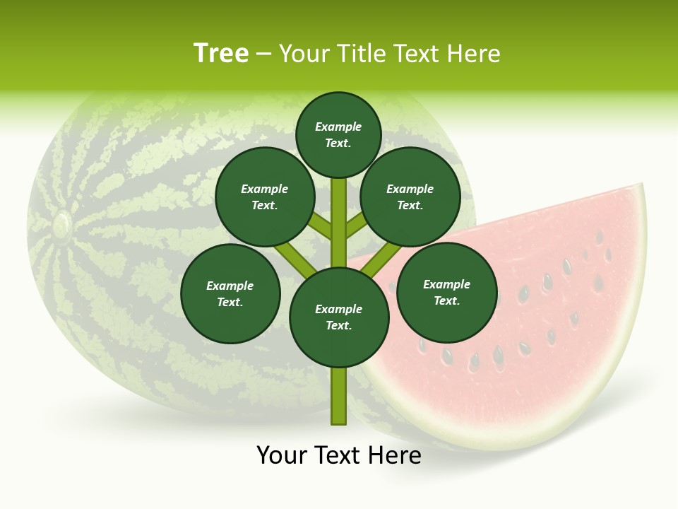 Tasty White Food PowerPoint Template