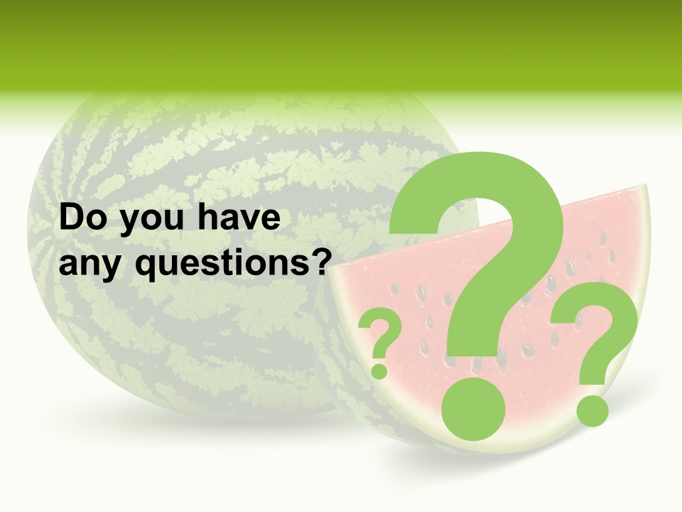 Tasty White Food PowerPoint Template