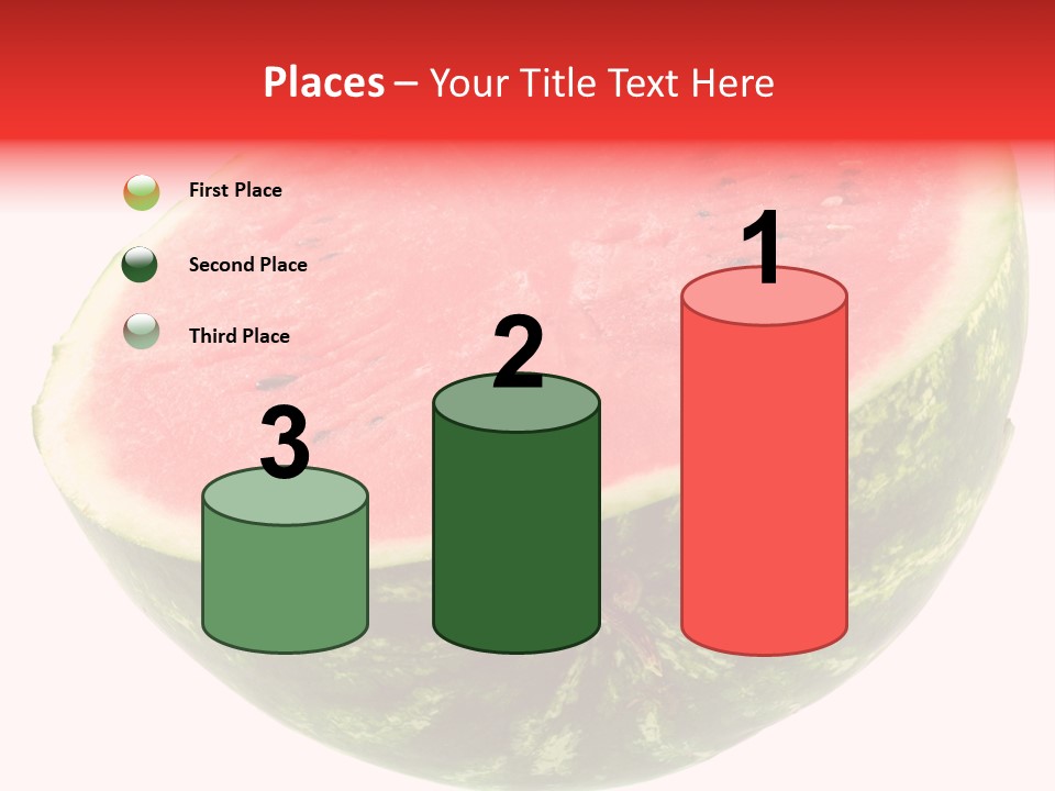 Melon D'eau Past Fruit PowerPoint Template