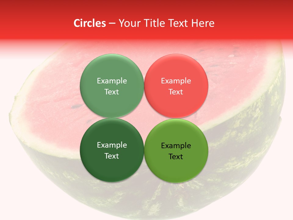 Melon D'eau Past Fruit PowerPoint Template