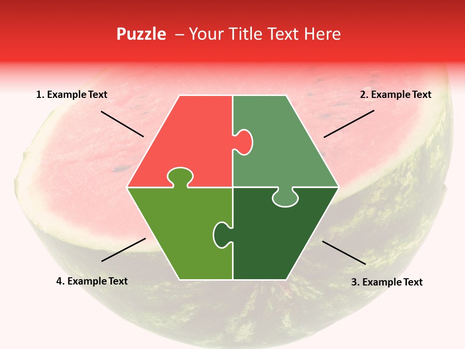 Melon D'eau Past Fruit PowerPoint Template