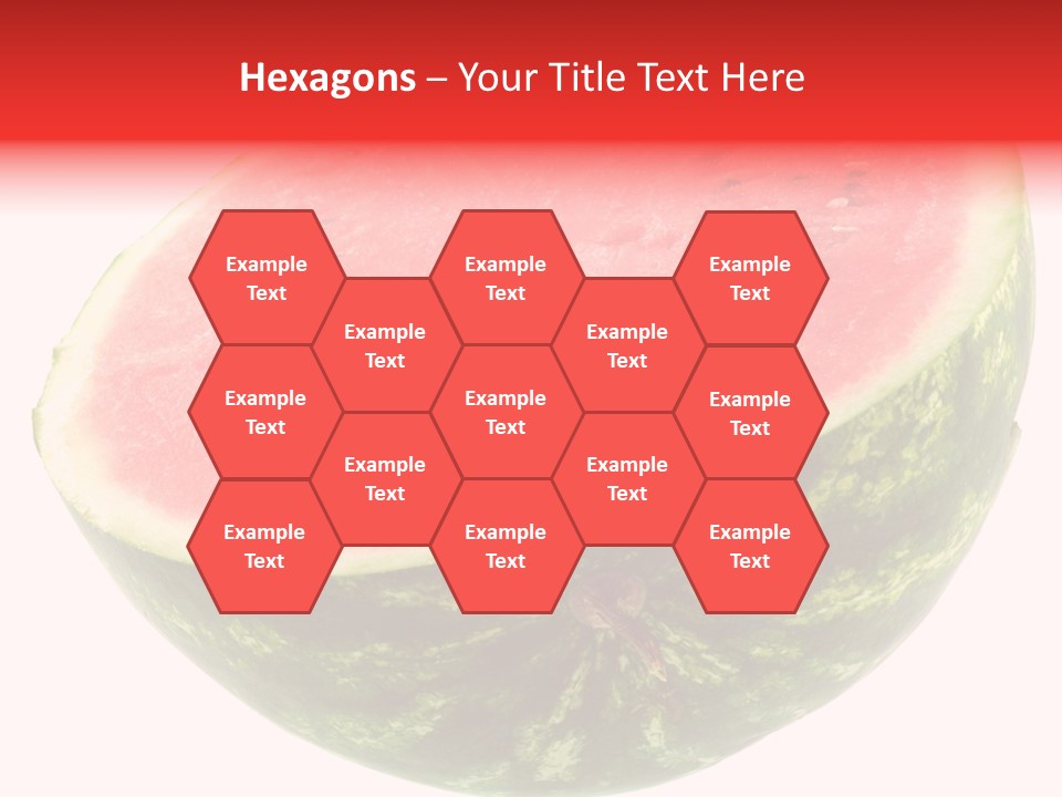 Melon D'eau Past Fruit PowerPoint Template