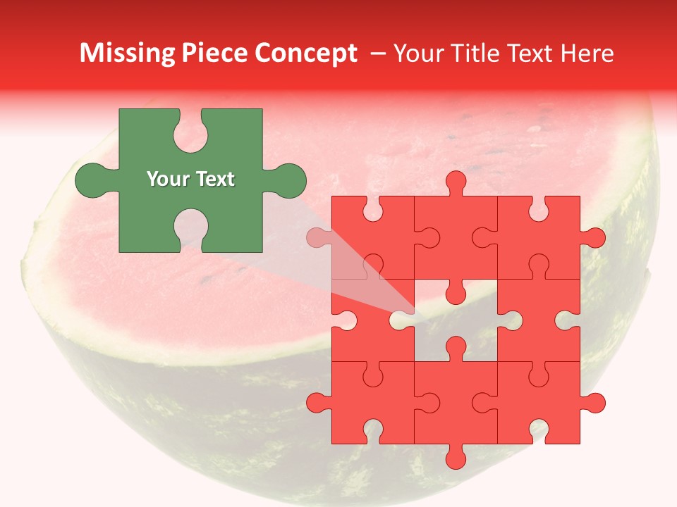 Melon D'eau Past Fruit PowerPoint Template