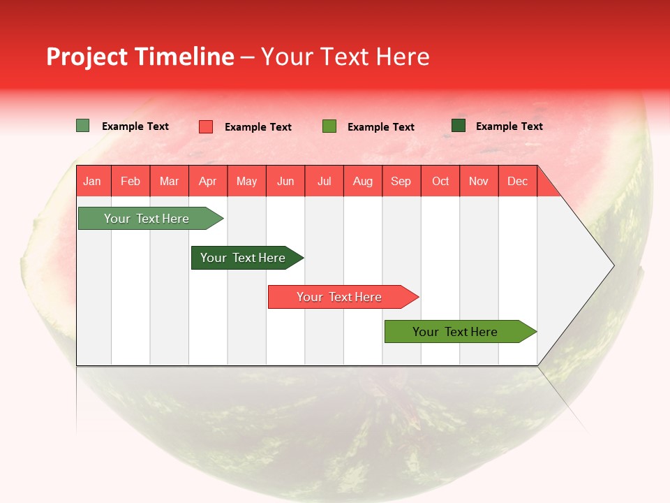 Melon D'eau Past Fruit PowerPoint Template