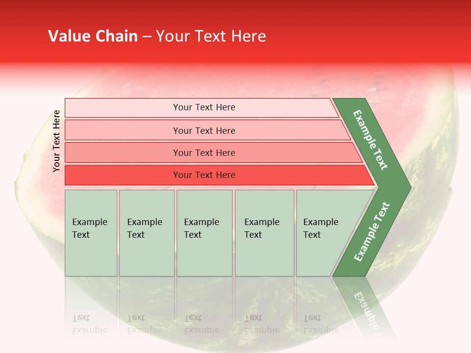 Melon D'eau Past Fruit PowerPoint Template