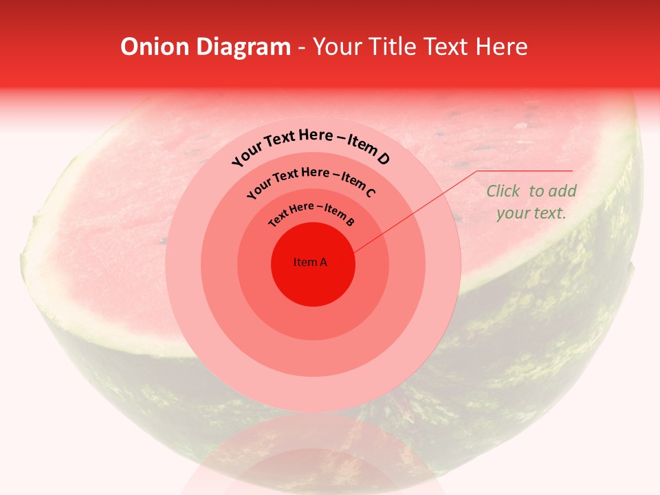 Melon D'eau Past Fruit PowerPoint Template