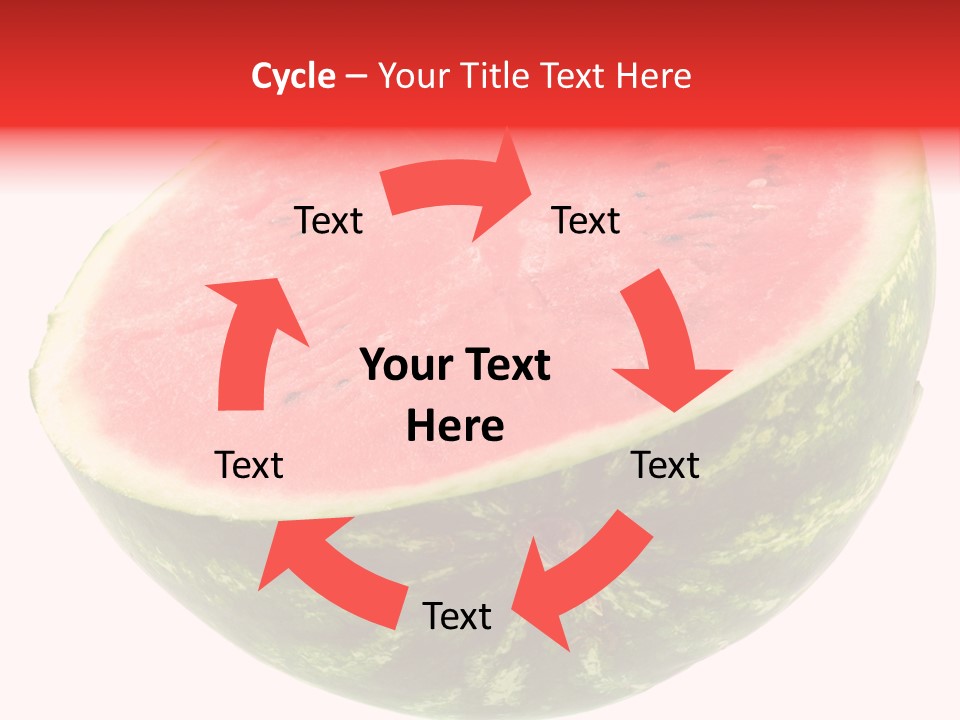 Melon D'eau Past Fruit PowerPoint Template