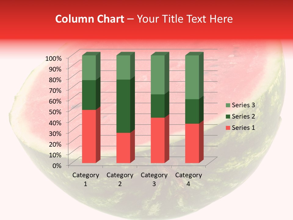 Melon D'eau Past Fruit PowerPoint Template