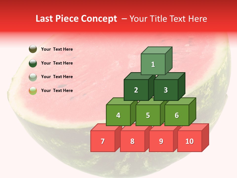 Melon D'eau Past Fruit PowerPoint Template