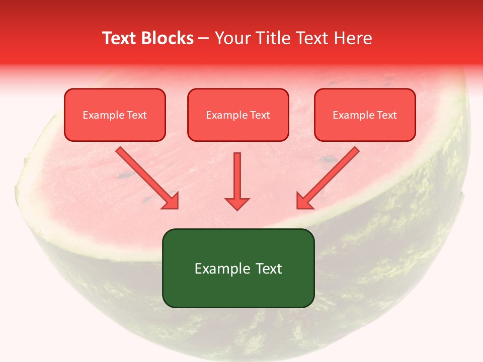 Melon D'eau Past Fruit PowerPoint Template