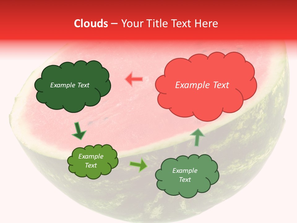 Melon D'eau Past Fruit PowerPoint Template