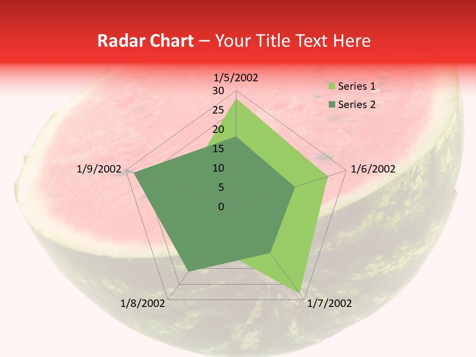 Melon D'eau Past Fruit PowerPoint Template
