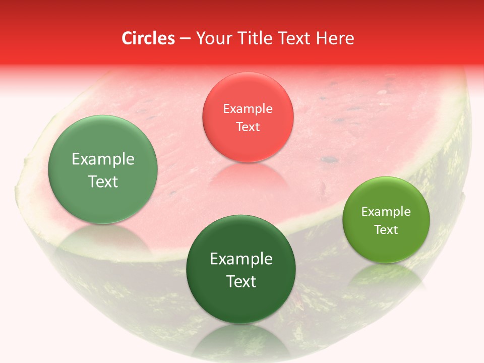 Melon D'eau Past Fruit PowerPoint Template