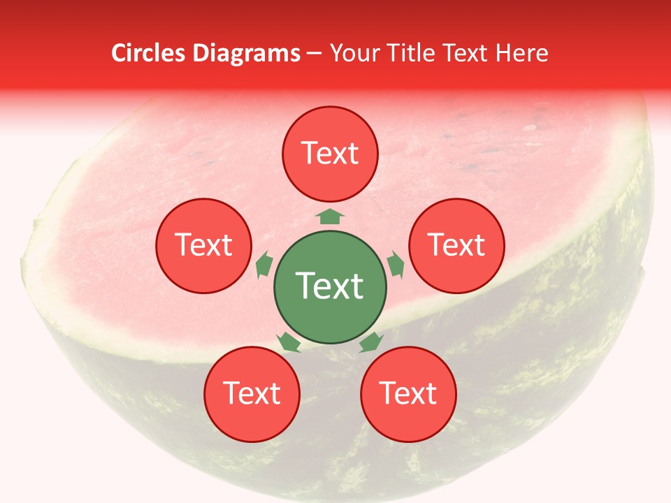 Melon D'eau Past Fruit PowerPoint Template