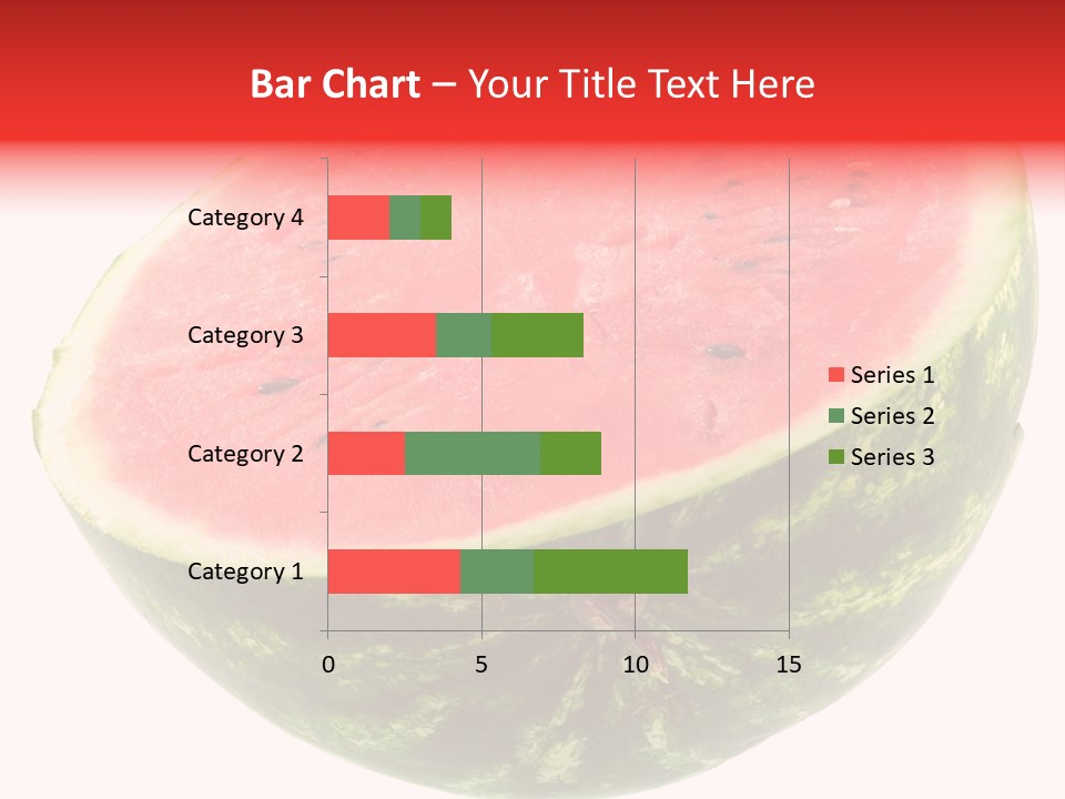 Melon D'eau Past Fruit PowerPoint Template