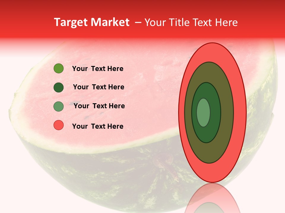 Melon D'eau Past Fruit PowerPoint Template