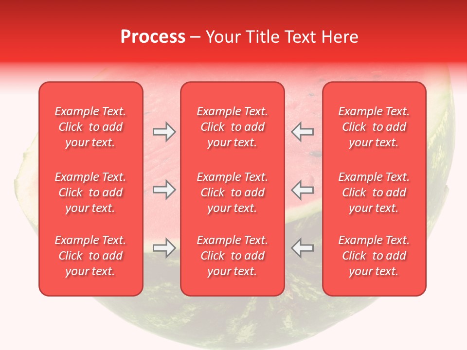 Melon D'eau Past Fruit PowerPoint Template