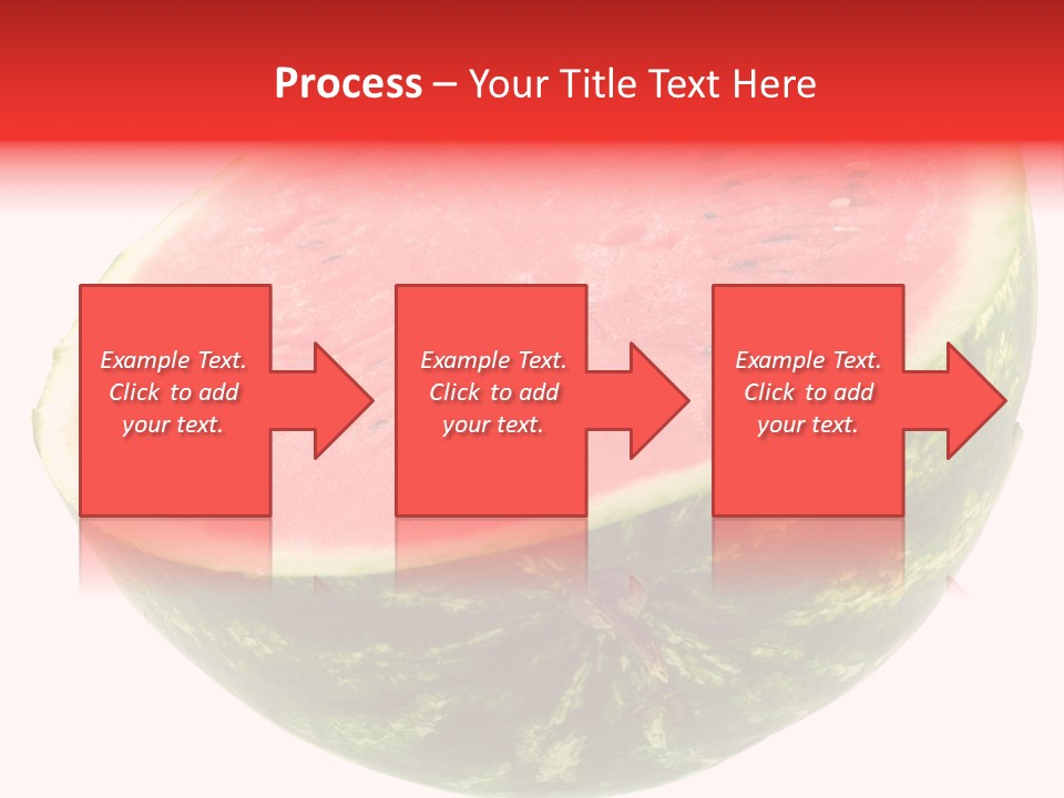Melon D'eau Past Fruit PowerPoint Template