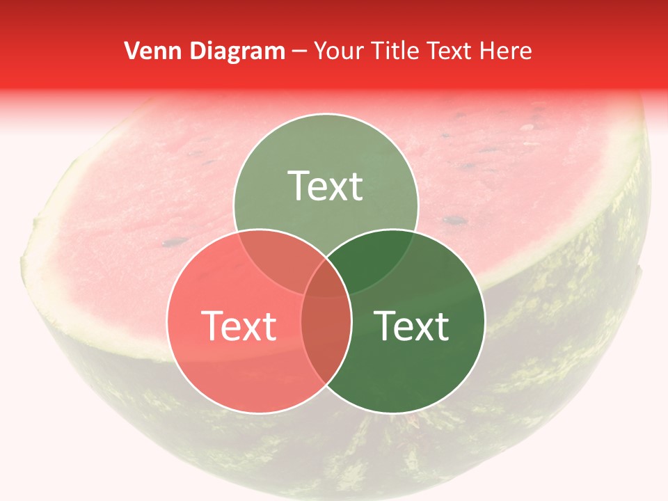 Melon D'eau Past Fruit PowerPoint Template