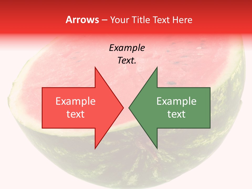 Melon D'eau Past Fruit PowerPoint Template