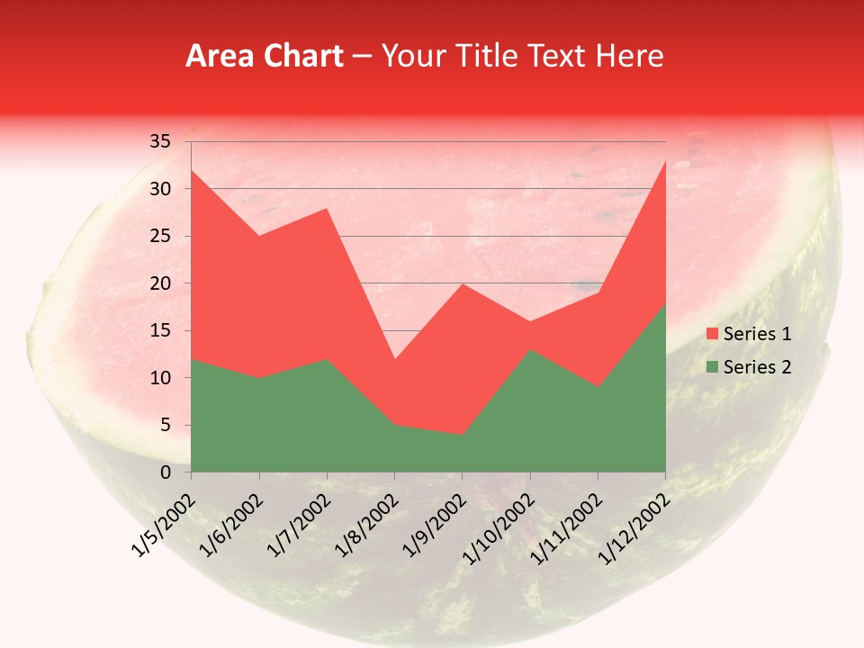 Melon D'eau Past Fruit PowerPoint Template