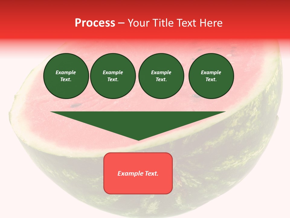 Melon D'eau Past Fruit PowerPoint Template