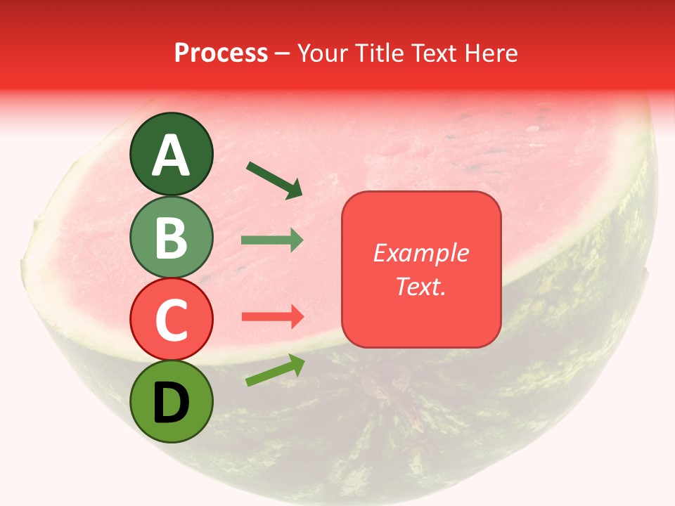 Melon D'eau Past Fruit PowerPoint Template
