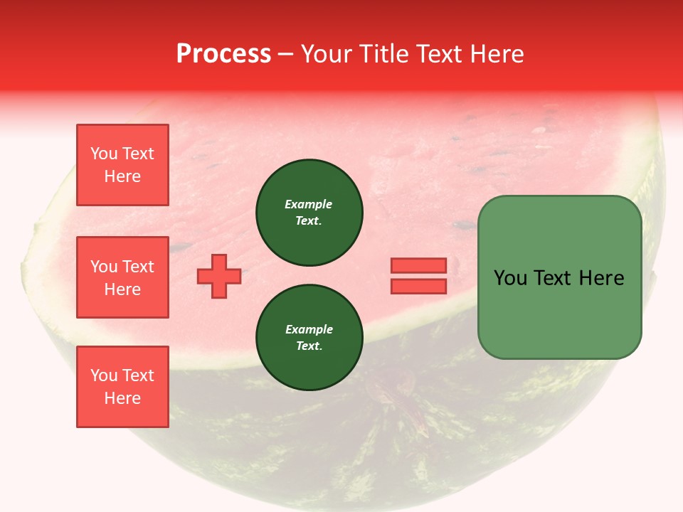 Melon D'eau Past Fruit PowerPoint Template