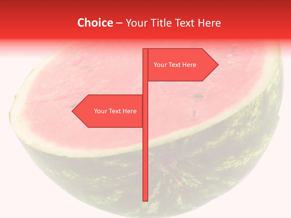Melon D'eau Past Fruit PowerPoint Template